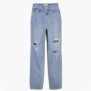 Madewell jeans sz 26, worn once, baggy straight, Earlhurst wash 12rise 32inseam